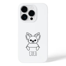 Étui de téléphone personnalisé avec nom mignon Chi