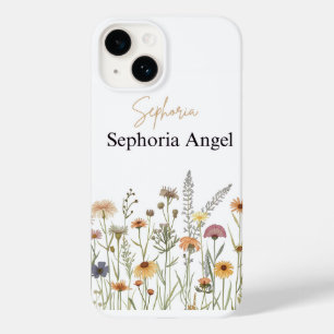 Étui de téléphone personnalisé Boho Wildflower Cus