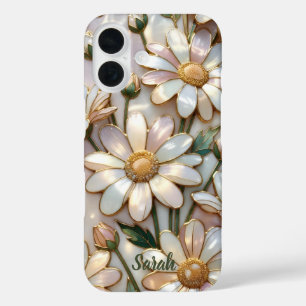 Étui de téléphone personnalisé Fleurs de marguerit