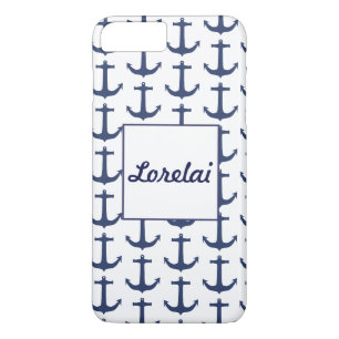 Étui de téléphone personnalisé thème nautique ancr