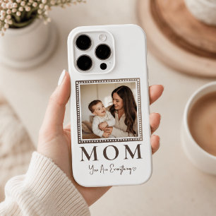 Étui de téléphone photo personnalisé pour maman mo