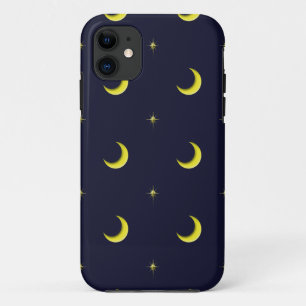 Étui de téléphone portable ciel nocturne lune et é
