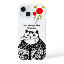 Étui de téléphone pour chat pas toujours grincheux