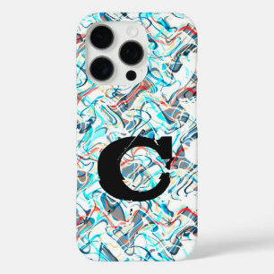 Étui de téléphone pour garçons avec art abstrait d