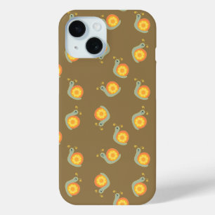 Étui de téléphone rétro Groovy Flower Child Escarg