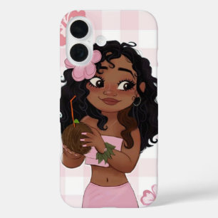 Étui de téléphone rose Moana