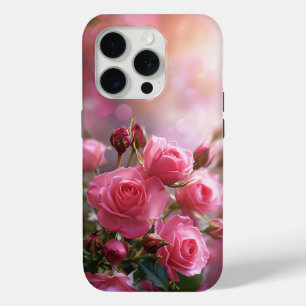 Étui de téléphone Roses roses élégantes