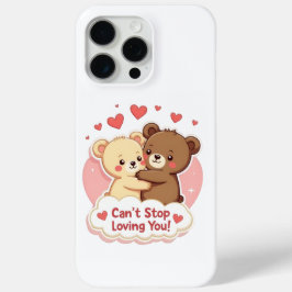 Étui de téléphone Saint-Valentin mignon Je ne peux