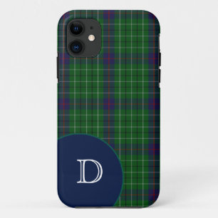 Étui Duncan Tartan Plaid Monogram pour iPhone 5S