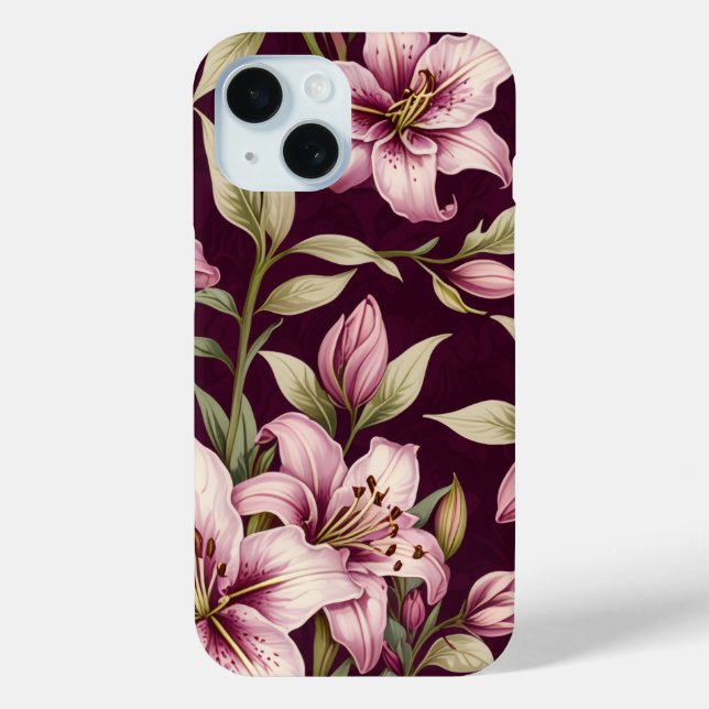 Étui floral pour iPhone (Verso)