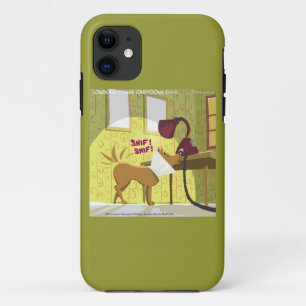 Étui iPhone5 drôle Lampe reniflante pour chien col