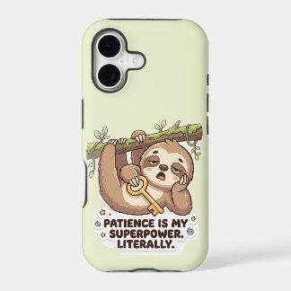 Étui iPhone 11 Paresseux Mignon La Patience Est Mo