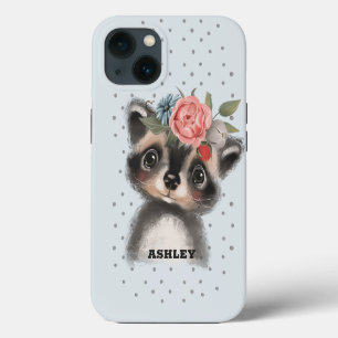 Etui iPhone 13 Baby Raccoon Coque-Mate coque iphone