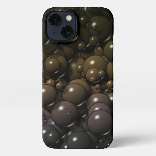 Etui iPhone 13 Coque iphone Camo de bulle urbaine (Verso)