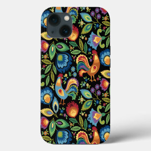Etui iPhone 13 Coque iphone polonais Folk Roosters