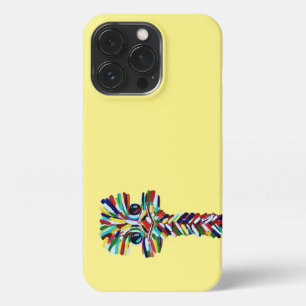 Etui iPhone 13 Pro Goofy Ostrich coque iphone - Jaune