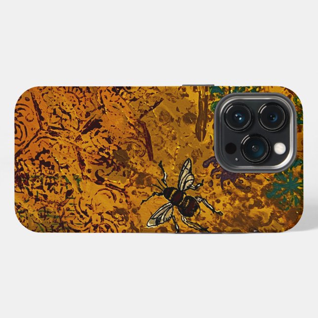 Etui iPhone 13 Pro iPhone Coque abeille (Verso Horizontal)