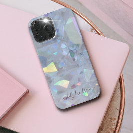 Etui iPhone 13 Pro Max Iridescente Angel Aura Quartz coque iphone