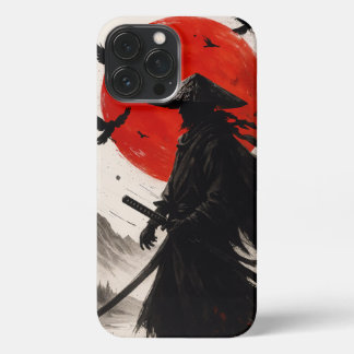 Etui iPhone 13 Pro Max Samouraï Sombre – Coque iPhone Guerrier Japonais S