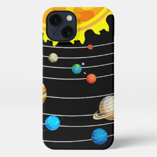 Etui iPhone 13 système solaire coque iphone
