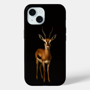 Étui iPhone 15 Black 4 Luxe, Gazella Élégante