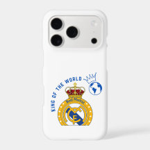 Étui iPhone 17 Pro Real Madrid Roi du Monde