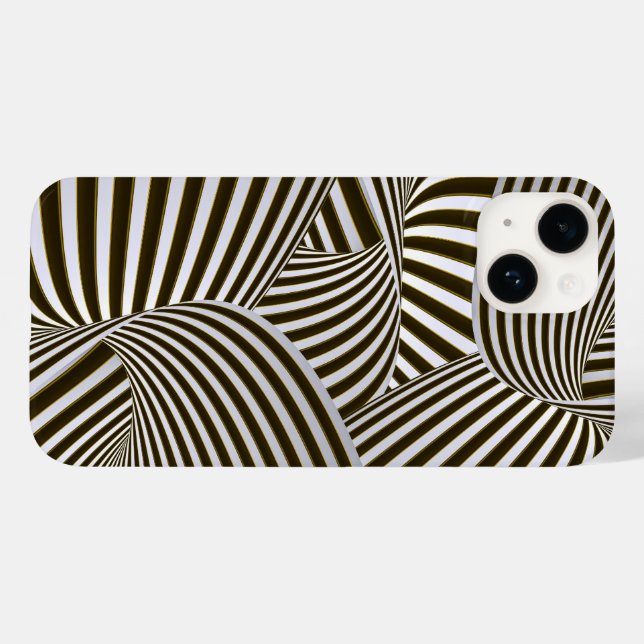 Étui iPhone 3D Twists (Verso (horizontal))