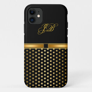 Étui iPhone 5 Case-Mate Or Noir Tache