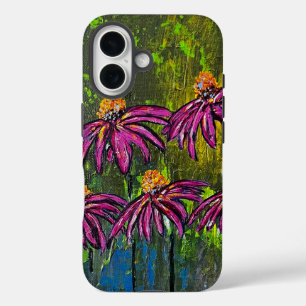 Étui iPhone à cônes fleurs