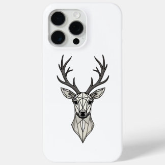 Étui iPhone à motif cerf géométrique