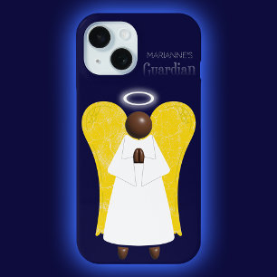 Étui iPhone Ange Gardien Afro-Américain