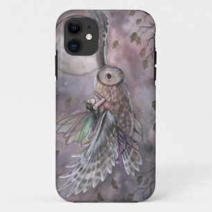 Étui iPhone Art Fantastique Fée et Hibou