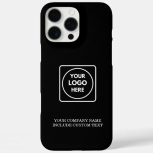 Étui iPhone avec texte de logo d'entreprise profes