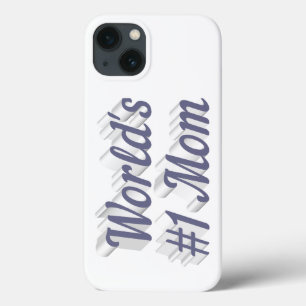 Étui iPhone avec texte gris Maman
