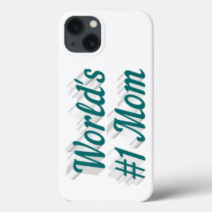 Étui iPhone avec texte vert Maman