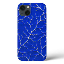 Étui iPhone Branche d'Arbre Klein Blue