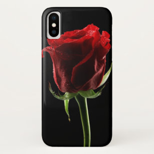 Coques Pour iPhone Beau Rose et tissu couleur