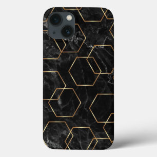 Étui iPhone Case-Mate noir et or