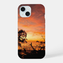 Étui iPhone Coucher de soleil tropical Glow Caribb