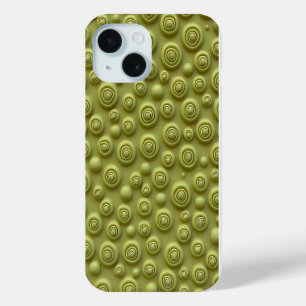 Étui iPhone en spirale vert olive Style mat