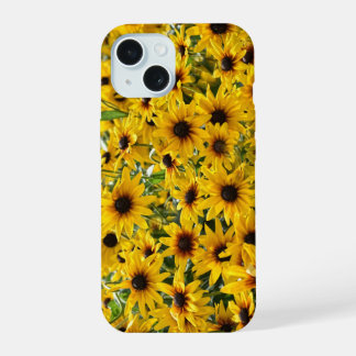 Étui iPhone Fleurs Jaunes Florales Champ