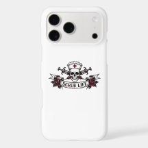 Étui Iphone Infirmière Crâne Tatouage Édgy Vie de
