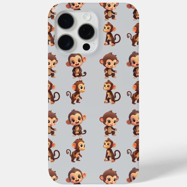 Étui iPhone/iPad bébé singe (Verso)