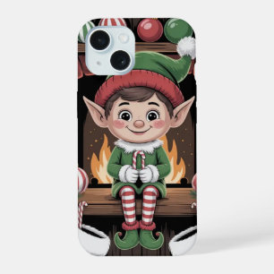 Étui iPhone / iPad Noël Elf on Shelf mignon