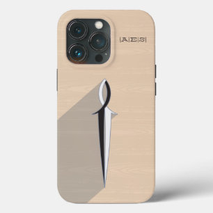 Étui iPhone Jésus Poisson Épée avec bois