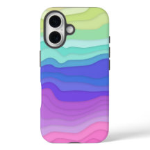 Étui iPhone Layered Waves | Kawaii Pastel