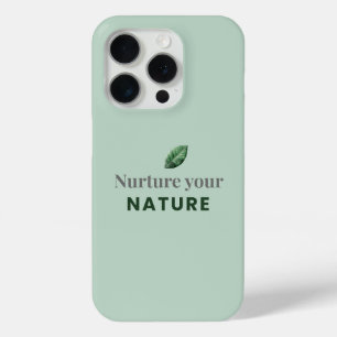 Étui iPhone Minimaliste Motivationnel Nurture Your