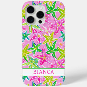 Étui iPhone Monogrammé Étoile de Mer Colorée Case-