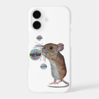 Étui iPhone Mouse and Bubbles