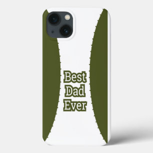 Étui iPhone Olive Green Best Dad Ever